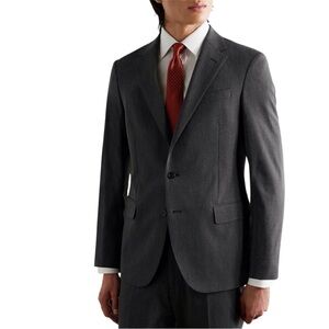 Polo Ralph Lauren Mens Blazer Size 52 Long Gray Modern Fit Two Button Jacket